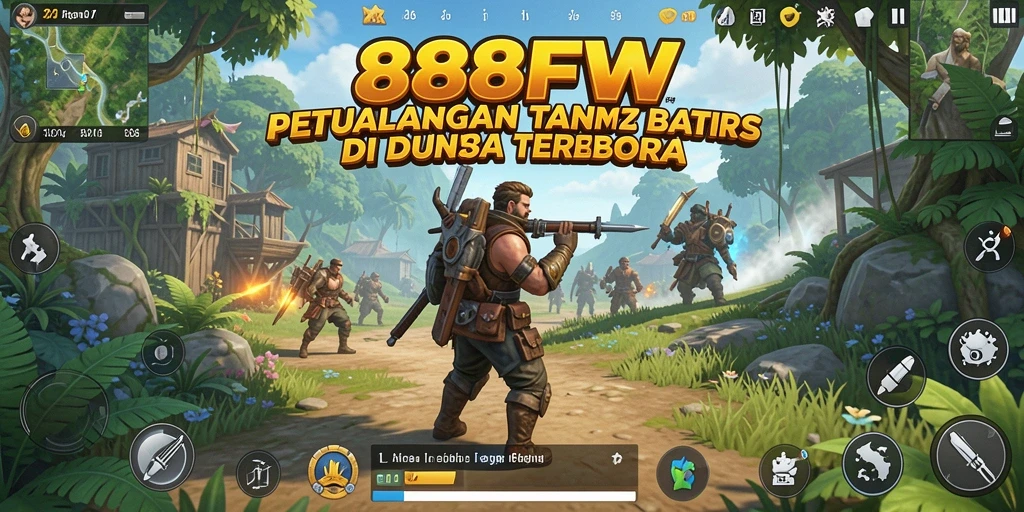 Tangkapan layar 888FW menunjukkan kegiatan eksplorasi yang mendalam dalam dunia terbuka.