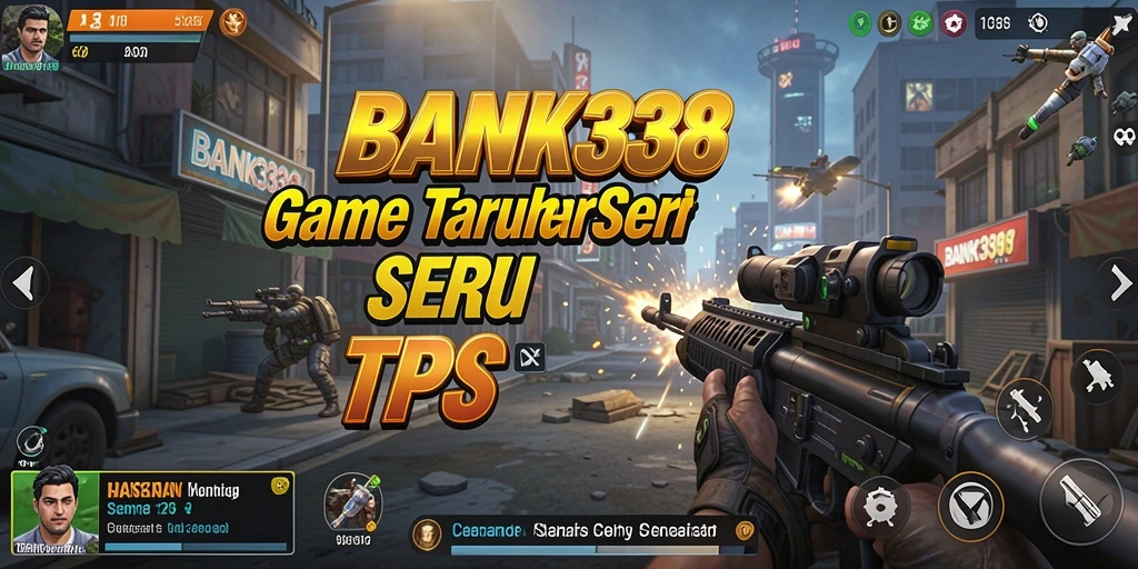 Tampilan screenshot BANK338 menunjukkan momen seru dalam gameplay TPS.