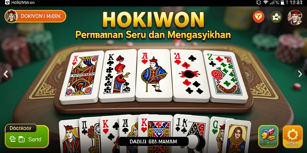 Tampilan gameplay seru pada HOKIWON dengan pemain aktif dan strategi menarik.