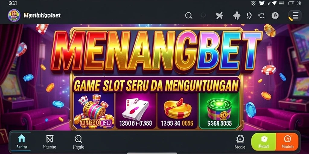 Tampilan gameplay seru dari MENANGBET dengan grafik yang memukau.
