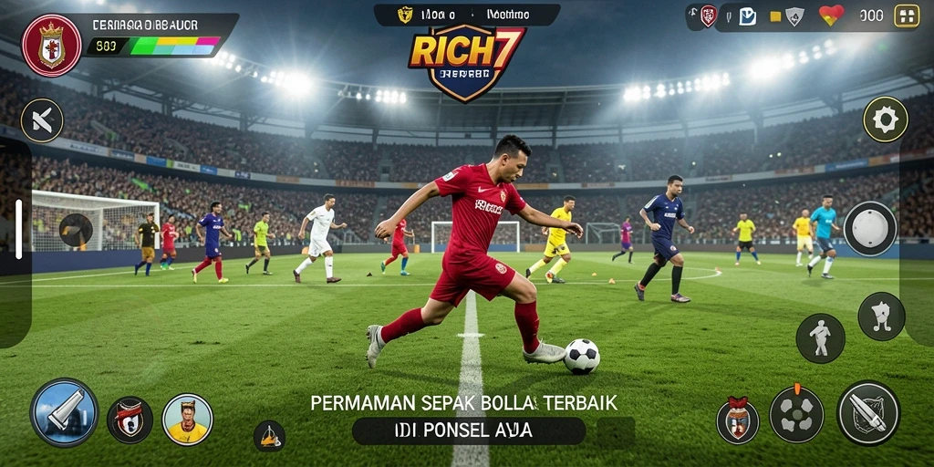 Tampilan gameplay RICH7 yang memukau dan realistis.